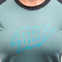 FRESH TRASH WOMEN´S, Horizon short sleeve tee mint/black