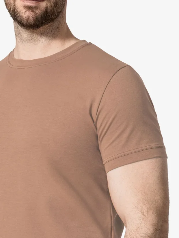 CityZen Davos pánske tričko slim fit pralinkové