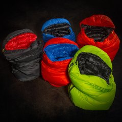 KWAK Spací pytel Skokan S170, modrá/černá, levý zip
