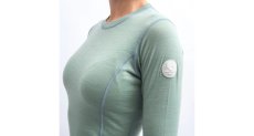 Sensor Merino Air dámské triko dlouhý rukáv basil green