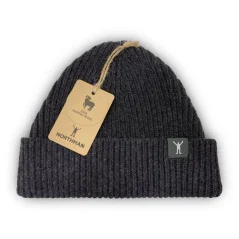 Northman Beanie Merino 1:1, čepice, žebro antracit  uni
