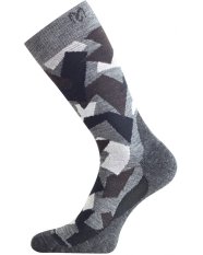 Lasting WOM ponožky z Merino vlny šedá