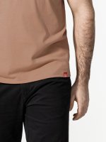 CityZen Agen pánské bavlněné triko s kulatým výstřihem, pralinkové