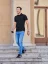 CityZen Dax pánská Polokošile černá