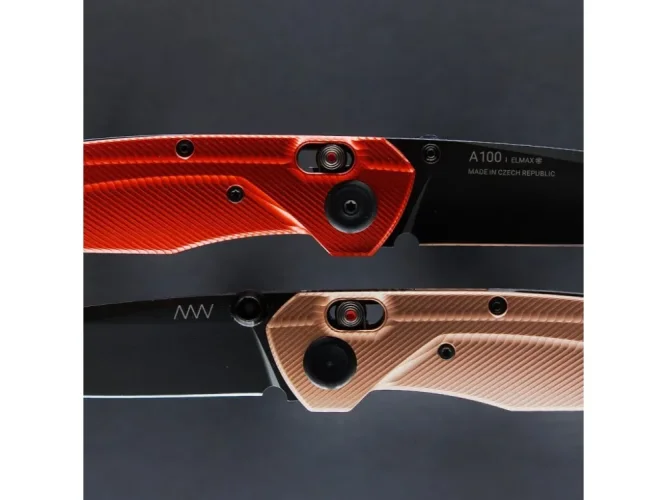ANV Knives zatvárací nôž A100 BB DLC Elmax A-Lock AL Blue