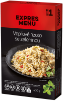 Expres menu Vepřové rizoto se zeleninou 1 porce 400g