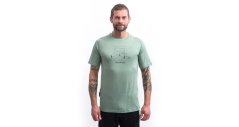 Sensor Merino Air Say Yes pánske tričko krátky rukáv basil green