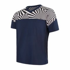 Sensor Cyklo Helium pánský dres krátký rukáv Deep blue/geometry