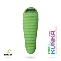 KWAK Spací pytel Fresh Kuňka FK185, khaki/černá, levý zip