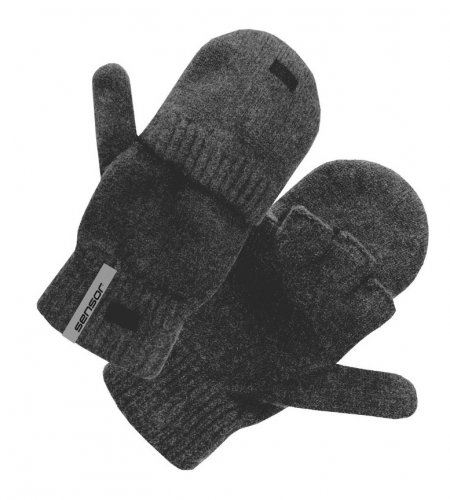 Sensor Virgin wool rukavice šedá melír