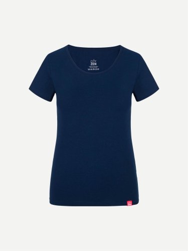 CityZen Breda dámske bavlnené tričko, navy