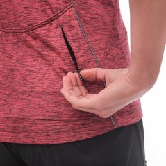 Sensor Cyklo Motion Dámský dres krátký rukáv, celozip, růžová/černá