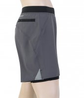 Sensor Trail pánské šortky černá/šedá