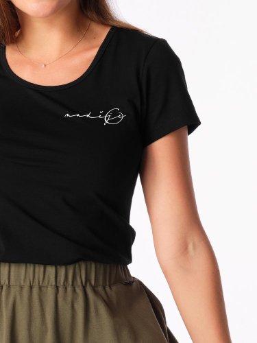 Dámske tričko CityZen BREDA čierne s potlačou NaděJE