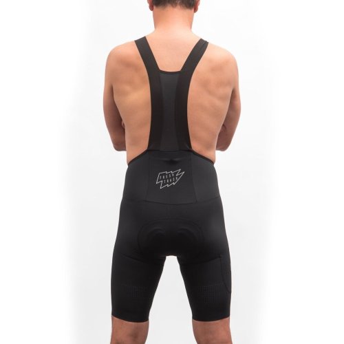 FRESH TRASH MEN´S, Signature bib shorts evo, true black