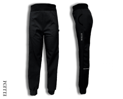 Ellem Softshellové kalhoty BLACK STANDARD - EBENA LADY Varianta: Krátká