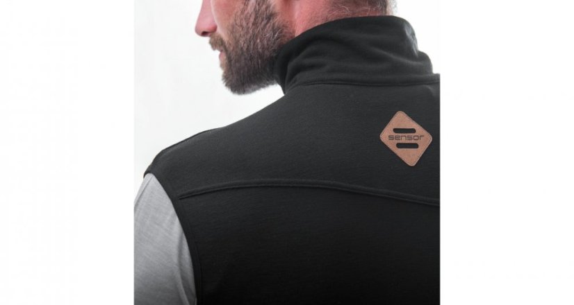 Sensor Merino Extreme pánská vesta černá