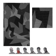 Sensor Tube Merino impress nákrčník (tunel) multifunkční černá/camo
