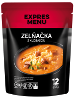 Expres menu Zelňačka s klobásou, polévka - 2 porce, 600g