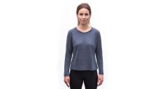 Sensor Merino Lite  dámské triko dl.rukáv mottled blue