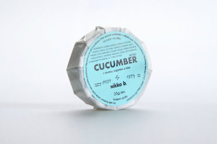 Nikko b. Cucumber cestovní mýdlo retro 35 g
