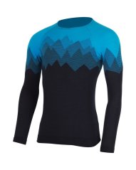 Lasting WELOR pánske merino tričko modrá
