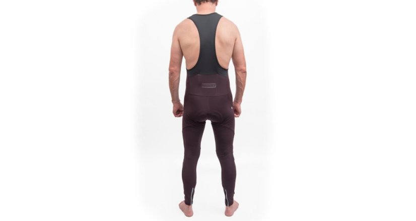 FT MEN´S, Signature, thermo bib pants, port red