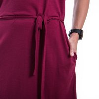 Sensor Merino active Dámské turistické šaty krátký rukáv Lilla