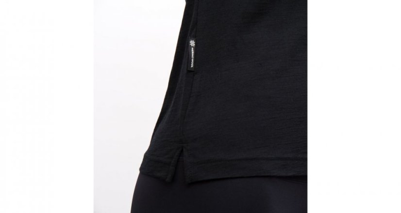 Sensor Merino Air dámské triko krátký rukáv Bloom, černé