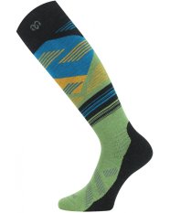 Lasting SIW merino lyžařské podkolenky zelená