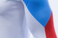 Nanosilver termo tričko dámské bílé s vlajkou dlouhý rukáv