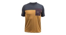 FRESH TRASH MEN´S, Horizon pocket short sleeve jersey golden/black