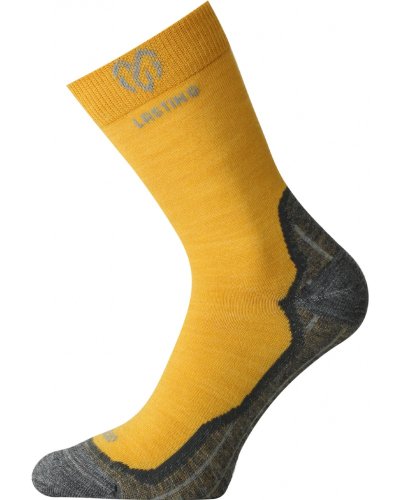 Lasting WHI merino ponožky – hořčicové