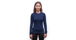 Sensor Merino Active dámské tričko s dlouhým rukávem, Deep blue