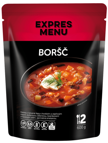 Expres menu Polévka boršč - 2 porce, 600g
