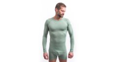 Sensor Merino Air pánske tričko dlhý rukáv basil green