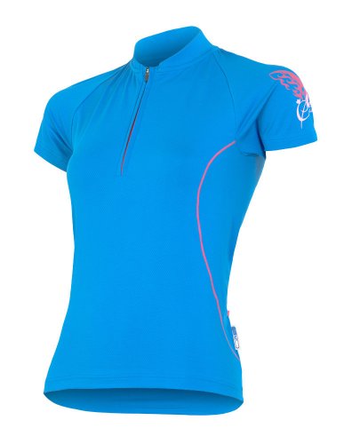 Sensor Cyklo Entry dámský dres krátký rukáv modrý