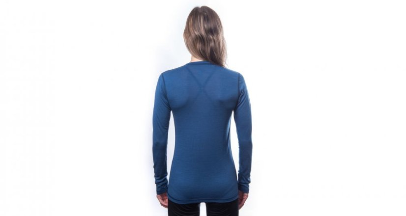 Sensor Merino Air dámské triko dlouhý rukáv, tmavě modré