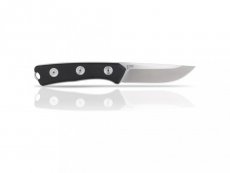 ANV Knives pevný nůž P200 stonewash černá G10 kožené pouzdro