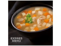 Expres menu Kuřecí vývar s masem a se zeleninou 600g