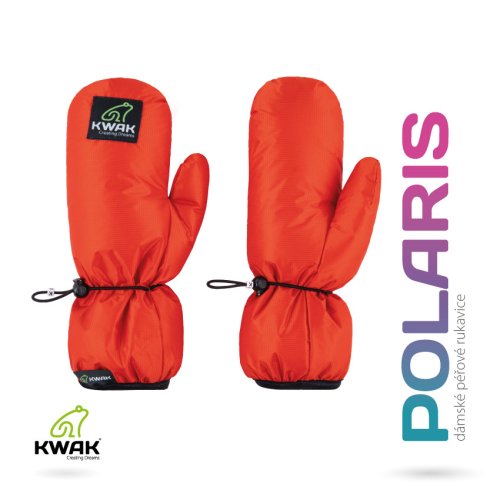 KWAK Dámské rukavice péřové Polaris III, černá vel. S