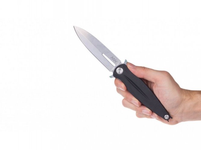 ANV Knives zavírací nůž Z400 stonewash linerlock G-10 černá