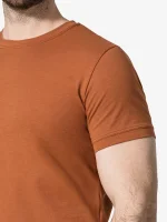 CityZen Davos pánské tričko slim fit skořicové