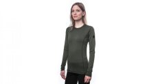 Sensor Merino Air dámské triko dlouhý rukáv, olive green