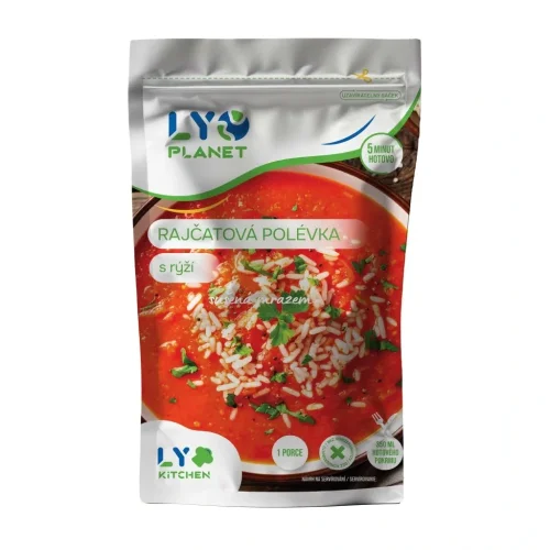 FDC Rajčiaková polievka s ryžou – sušená mrazom 31 g