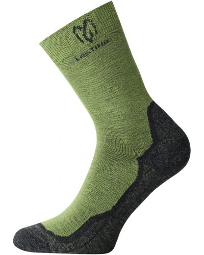 Lasting WHI merino ponožky – zelené