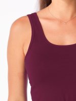 CityZen Celle Dámske tielko s elastanom, bordó