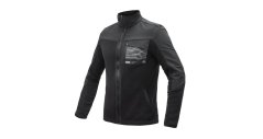 Sensor TEDDY unisex bunda fleece celozip černá