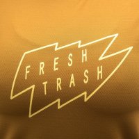 FRESH TRASH WOMEN´S, Horizon short sleeve tee golden/black
