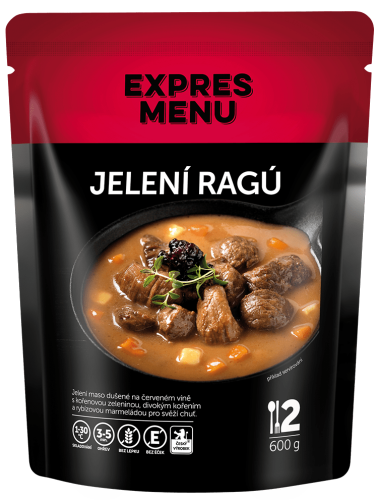 Expres menu Jelení ragú - 2porce,  600g